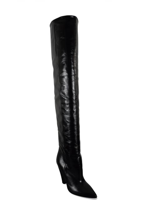 Saint Laurent Niki 105 overknee laarzen Zwart - Image 3