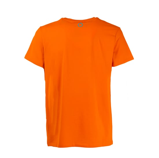 Effen heren t-shirt met korte mouwen en ronde hals met logoprint - Image 2