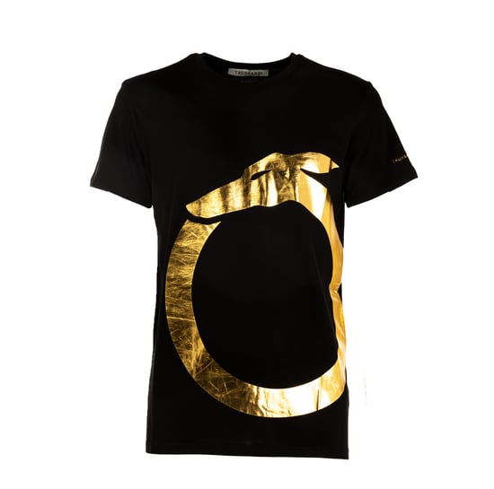 Heren T-shirt met korte mouwen en effen crewneck met print - Image 1