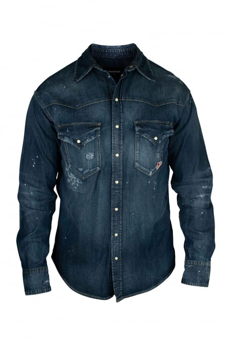 Dsquared2 Overhemd Blauw - Image 1