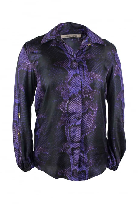 Roberto Cavalli Overhemd Paars - Image 1