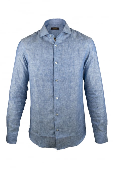 Moorer Overhemd Blauw - Image 1