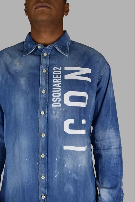 Dsquared2 Denim overhemd blauw - Image 3