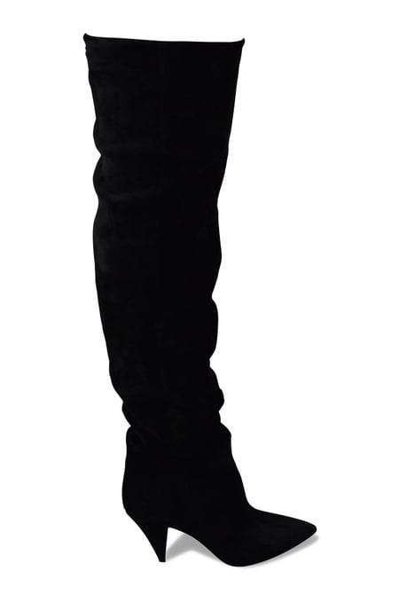 Saint Laurent Era 85 overknee laarzen Zwart - Image 1