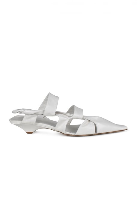 Bottega Veneta Sandalen BV Punt Wit - Image 1