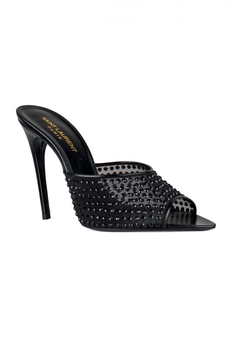 Saint Laurent Blonde Muiltjes Zwart - Image 3