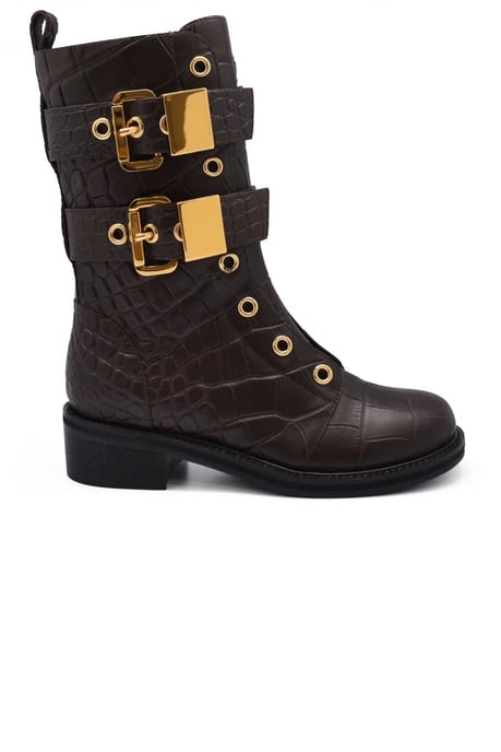 Giuseppe Zanotti Leren laarzen Bruin - Image 1