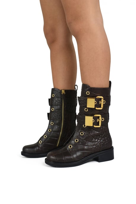 Giuseppe Zanotti Leren laarzen Bruin - Image 2
