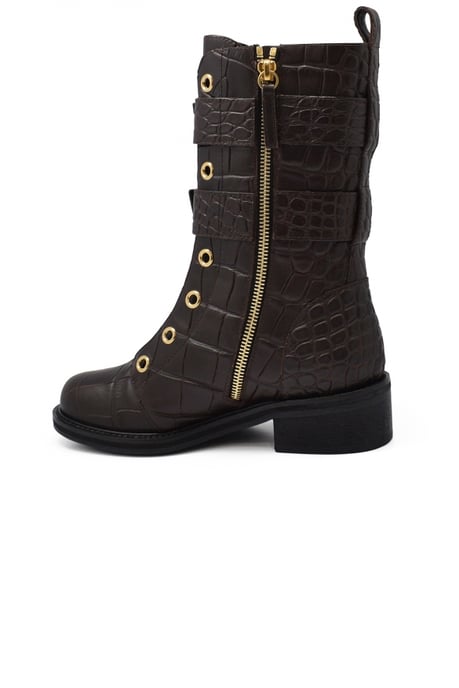 Giuseppe Zanotti Leren laarzen Bruin - Image 4