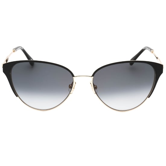 Kate Spade donkergrijze SF-lens gouden zonnebril met zwart detail - Image 1