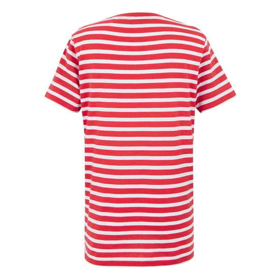 Regatta Dames/Dames Bayletta Gestreept T-shirt (Hoog risico Rood/Wit) - Image 2