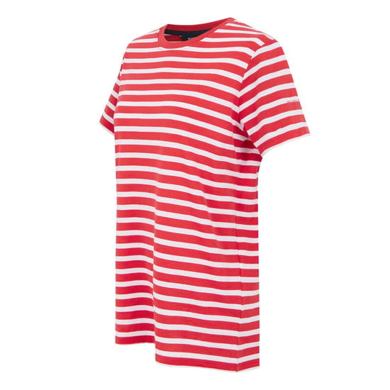 Regatta Dames/Dames Bayletta Gestreept T-shirt (Hoog risico Rood/Wit) - Image 3