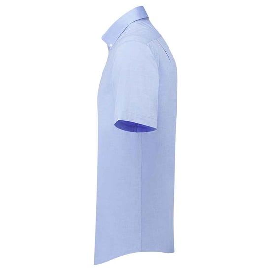 Premier Heren Supreme Oxford overhemd met korte mouwen (Oxford Blauw) - Image 3
