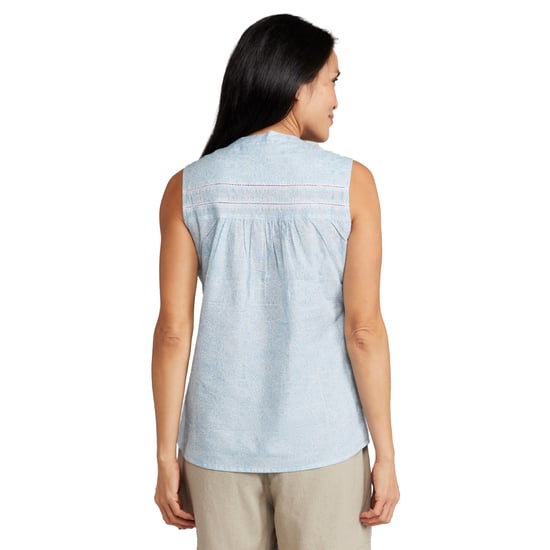 Mountain Warehouse Dames Petra Gedrukte Mouwloze Shirt (Wit) - Image 2