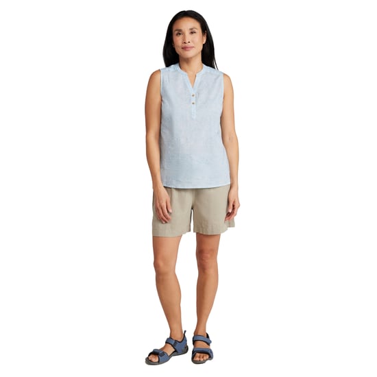 Mountain Warehouse Dames Petra Gedrukte Mouwloze Shirt (Wit) - Image 3