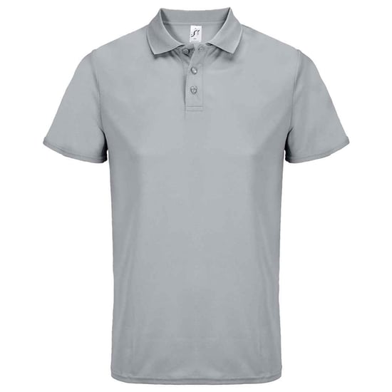 SOLS Unisex Volwassen Pitcher Gerecycled Polyester Polo Shirt (Puur Grijs) - Image 1