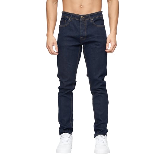 Crosshatch Heren Buraca Slim Jeans (Indigo) - Image 1