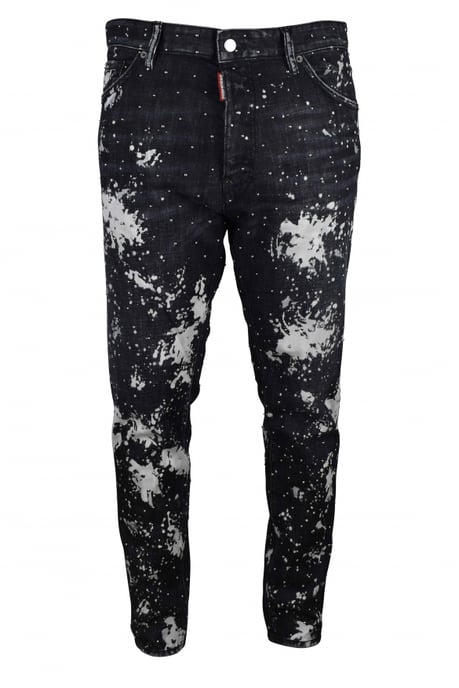 Dsquared2 Relax lang kruis Jean zwart - Image 1