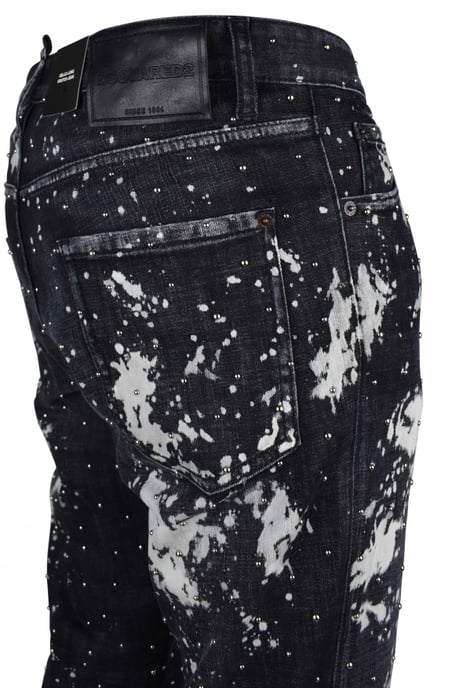 Dsquared2 Relax lang kruis Jean zwart - Image 2