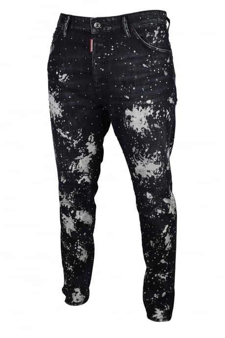 Dsquared2 Relax lang kruis Jean zwart - Image 3