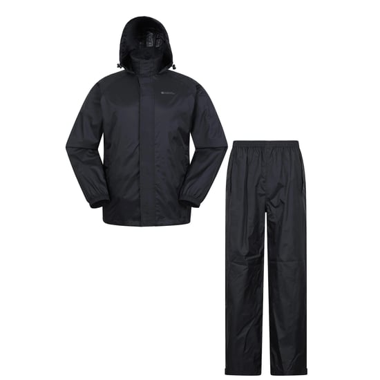 Mountain Warehouse Heren Pakka jas en broek set (Zwart) - Image 1