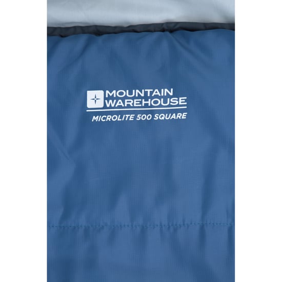 Mountain Warehouse Microlite 500 Rechthoekige Slaapzak (Donkerblauw) - Image 2