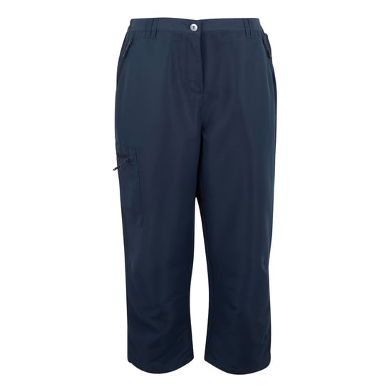 Regatta Dames/Dames Chaska III Walking Capri Cropped Broek (Marine) - Image 1