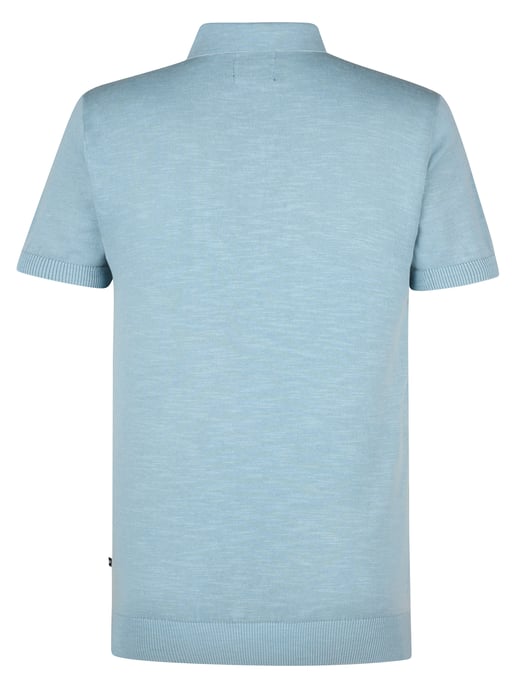 Petrol Industries - Heren Gebreide Polo Ocean - Blauw - Image 2