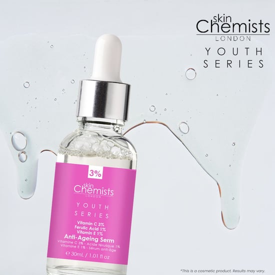 skinChemists Jeugdserie Anti-Verouderingsserum Vitamine C 3%, Ferulinezuur 1%, Vitamine E 1% 30ml - Image 5