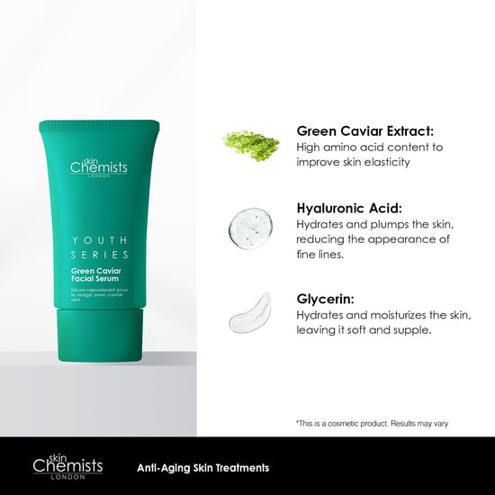 skinChemists Jeugdserie Groene Kaviaar Gezichtsserum 30ml - Image 3