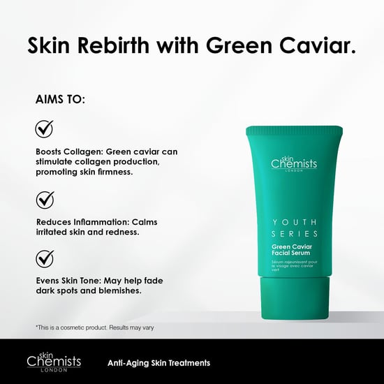 skinChemists Jeugdserie Groene Kaviaar Gezichtsserum 30ml - Image 5
