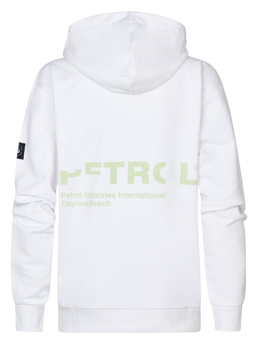 Petrol Industries - Jongens Backprint Hoodie Bayview - Wit - Image 2