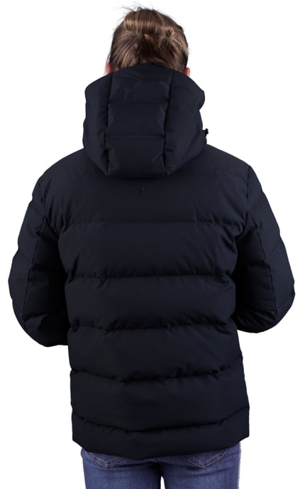 Heren Warme Donsjas Winterjas Zwart - Image 3