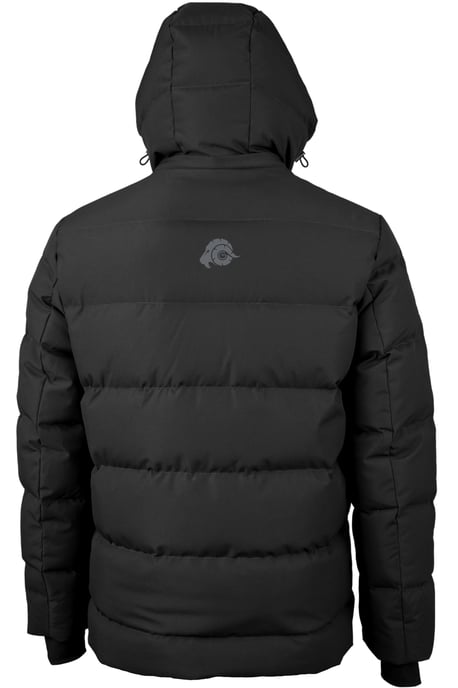 Heren Warme Donsjas Winterjas Zwart - Image 6