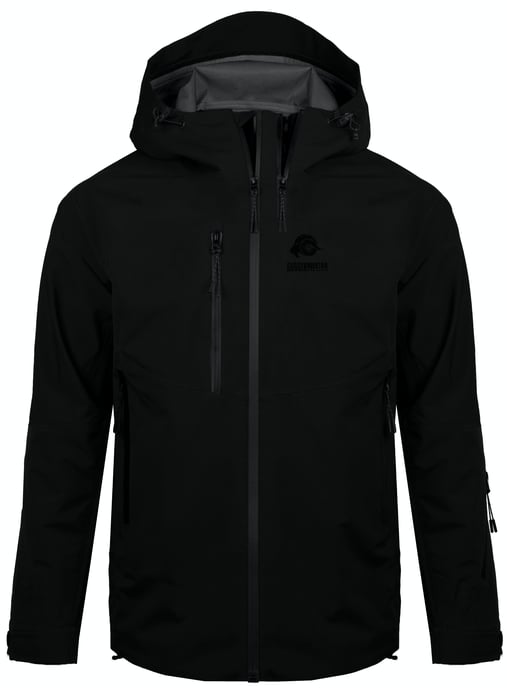 Heren 3-Laags Hardshell Wandeljack Zwart - Image 1