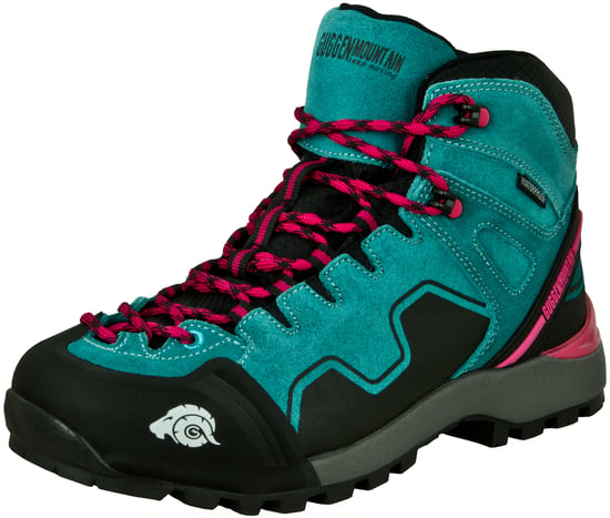 Trekking- en Wandelschoenen voor Dames, Suède, Turquoise - Image 1