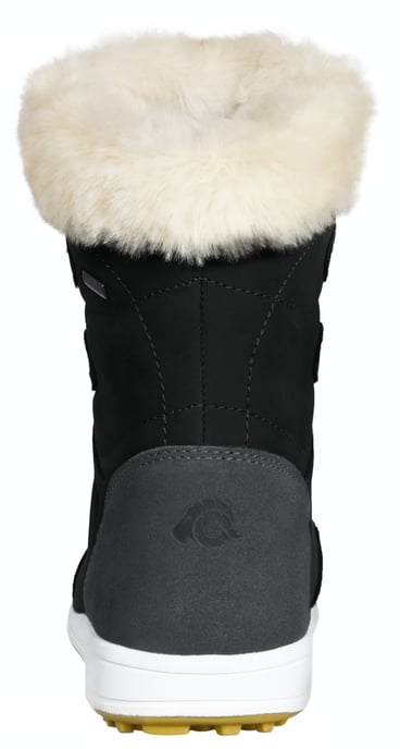 Dames Winterlaarzen Echt Leer met Imitatiebont Zwart - Image 5