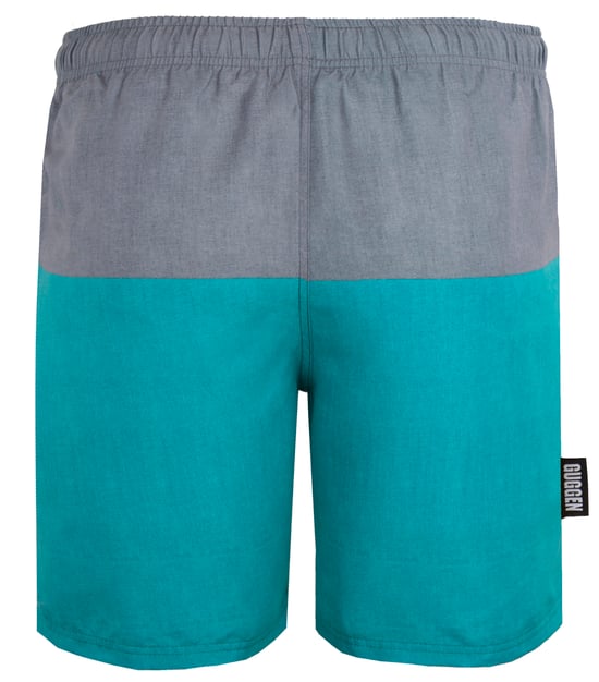 Zwemshort voor heren met patroonstrepen groen - Image 6