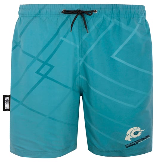 Zwemshort voor heren met patroonstrepen - Image 1