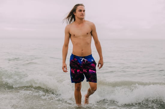 Heren Zwemshort met Palmpatroon Roze - Image 2