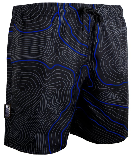 Zwembroek voor Heren, Strepen, Casual Boardshorts, Lijnenpatroon - Image 1