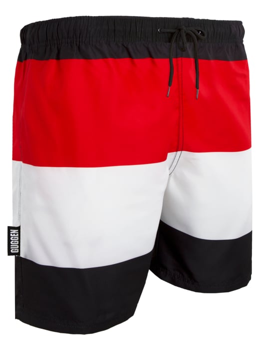Zwemshort voor heren met patroonstrepen - Image 1