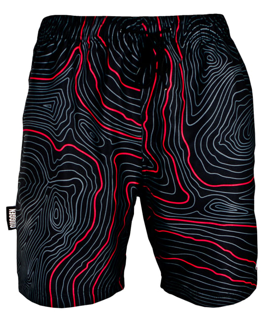 Zwembroek voor Heren, Strepen, Casual Boardshorts, Lijnenpatroon - Image 5