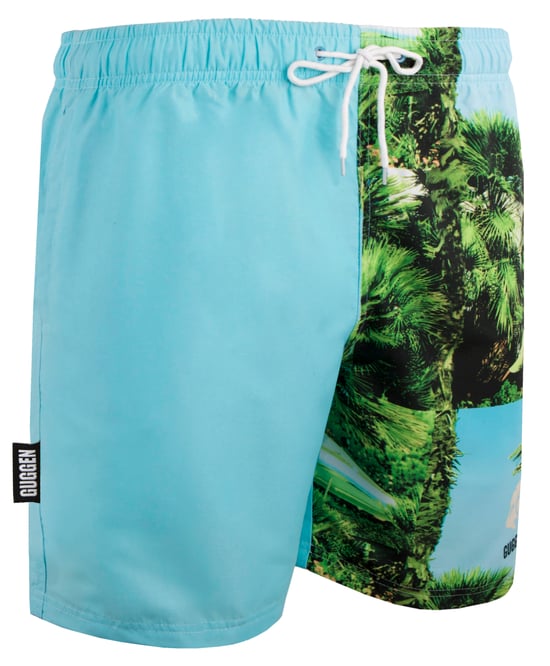 Heren Zwemshort met Palmpatroon Groen - Image 1