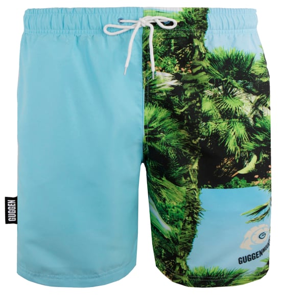Heren Zwemshort met Palmpatroon Groen - Image 3
