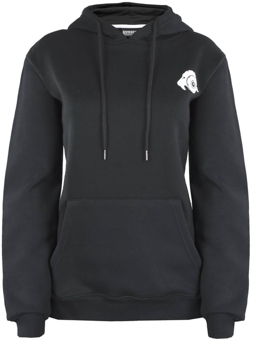 Dames Hoodie Fleece Hoodie Lange Mouw Zwart - Image 1