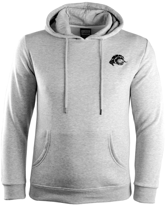 Heren wandelhoodie fleece hoodie outdoor met logo lichtgrijs - Image 2