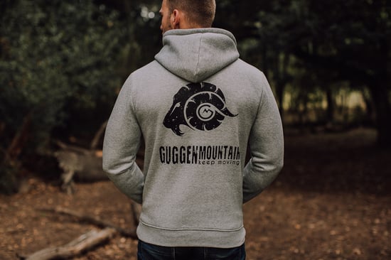 Heren wandelhoodie fleece hoodie outdoor met logo lichtgrijs - Image 4
