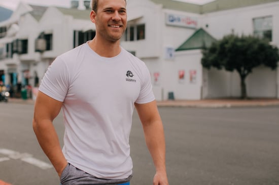 Heren Fitness Functioneel T-shirt Sport Outdoor Wit - Image 5