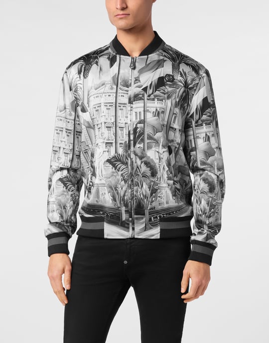 Satin Bomber Cote D'azur - Image 3